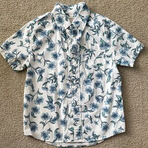 Crewcuts Blue Floral Casual Shirt